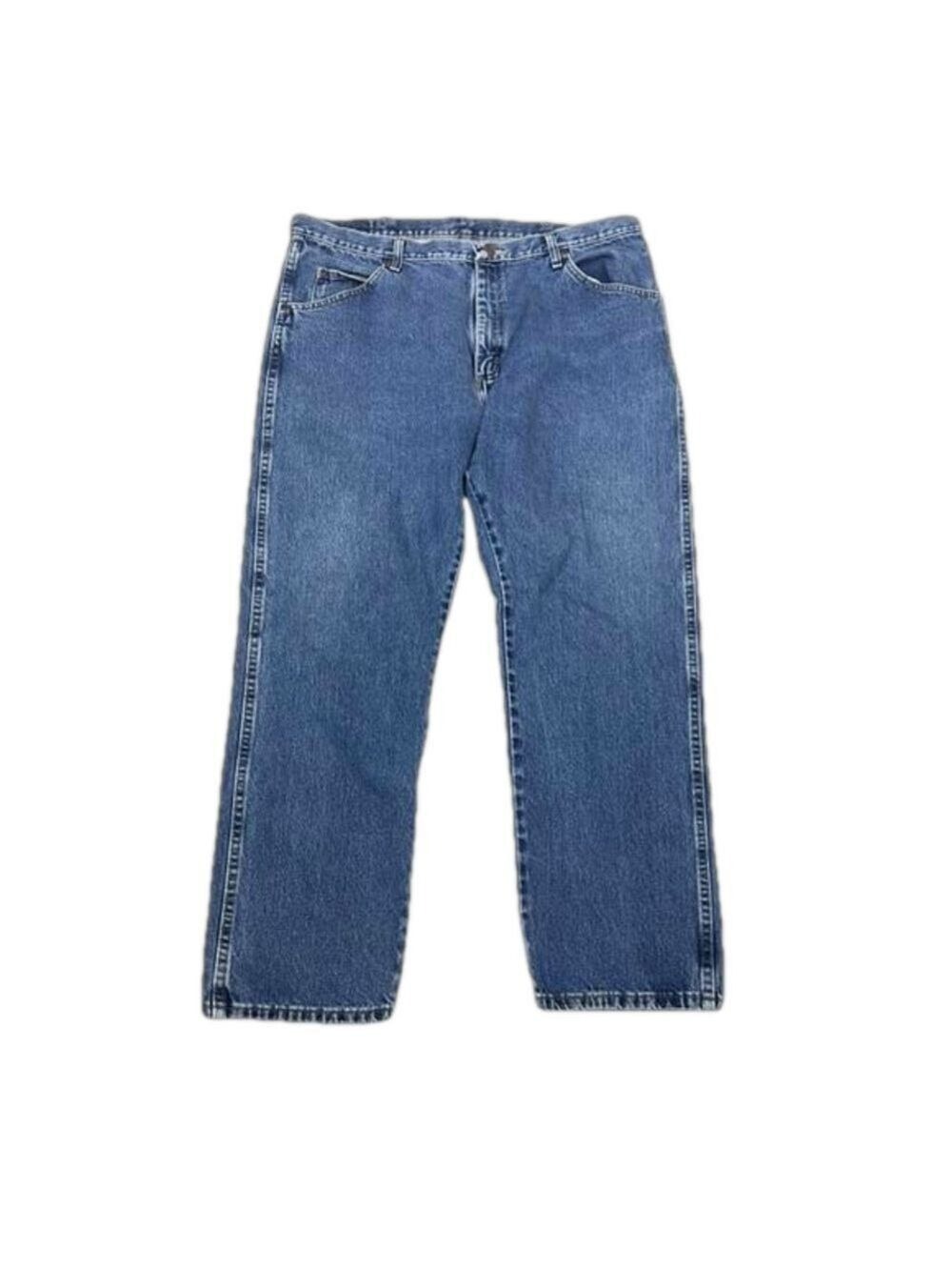 WRANGLER Men's Size 40x30 Regular Fit Straight Leg Denim Jeans